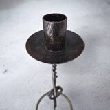 Metal candle holder