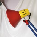 Architect lamp, articulated, multicolor, postmodern, 1980
