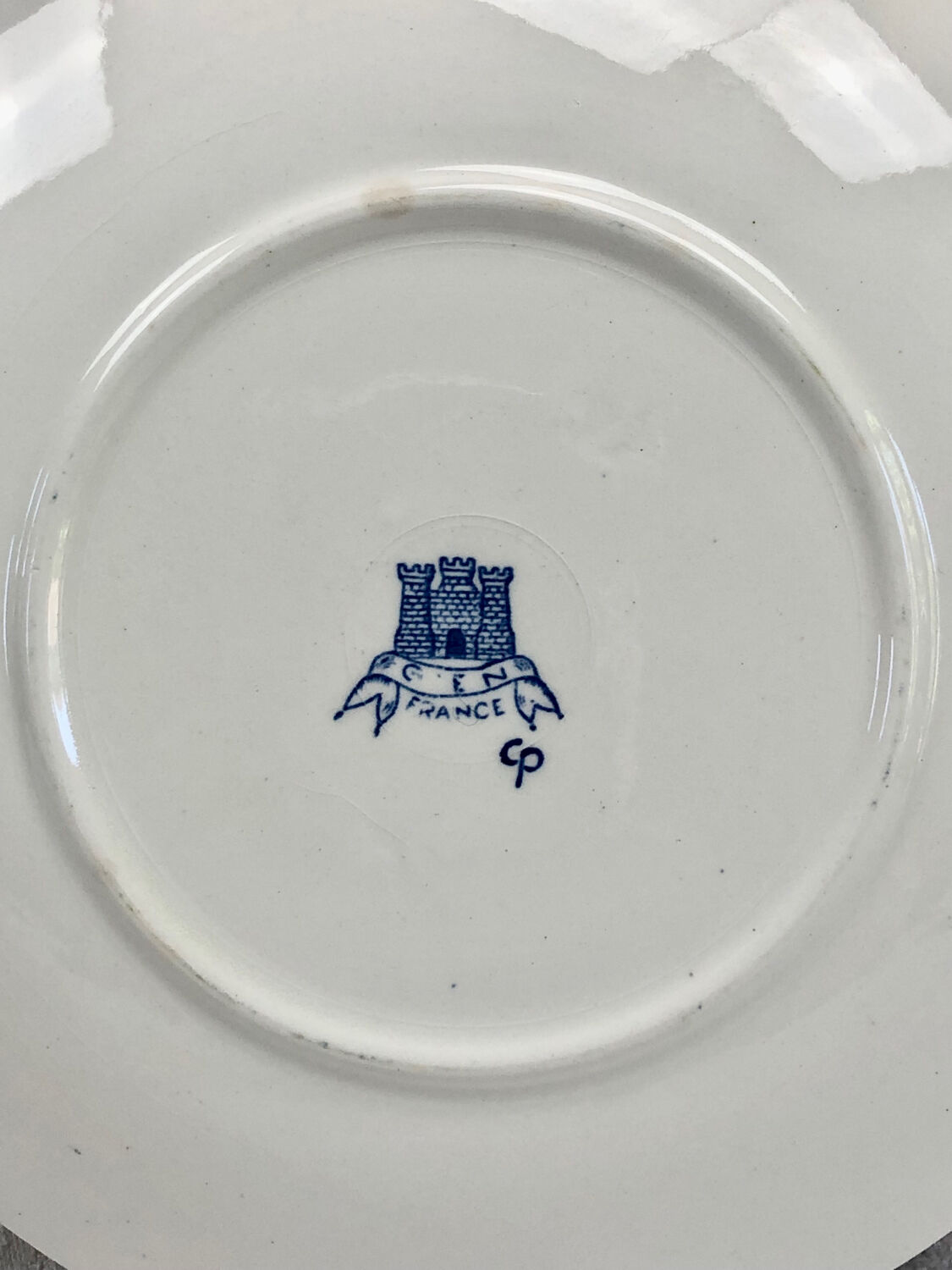Lot de 6 assiettes à dessert Gien 1938 1960