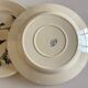 Plat pavots en faience de Gien 19e décor Eté