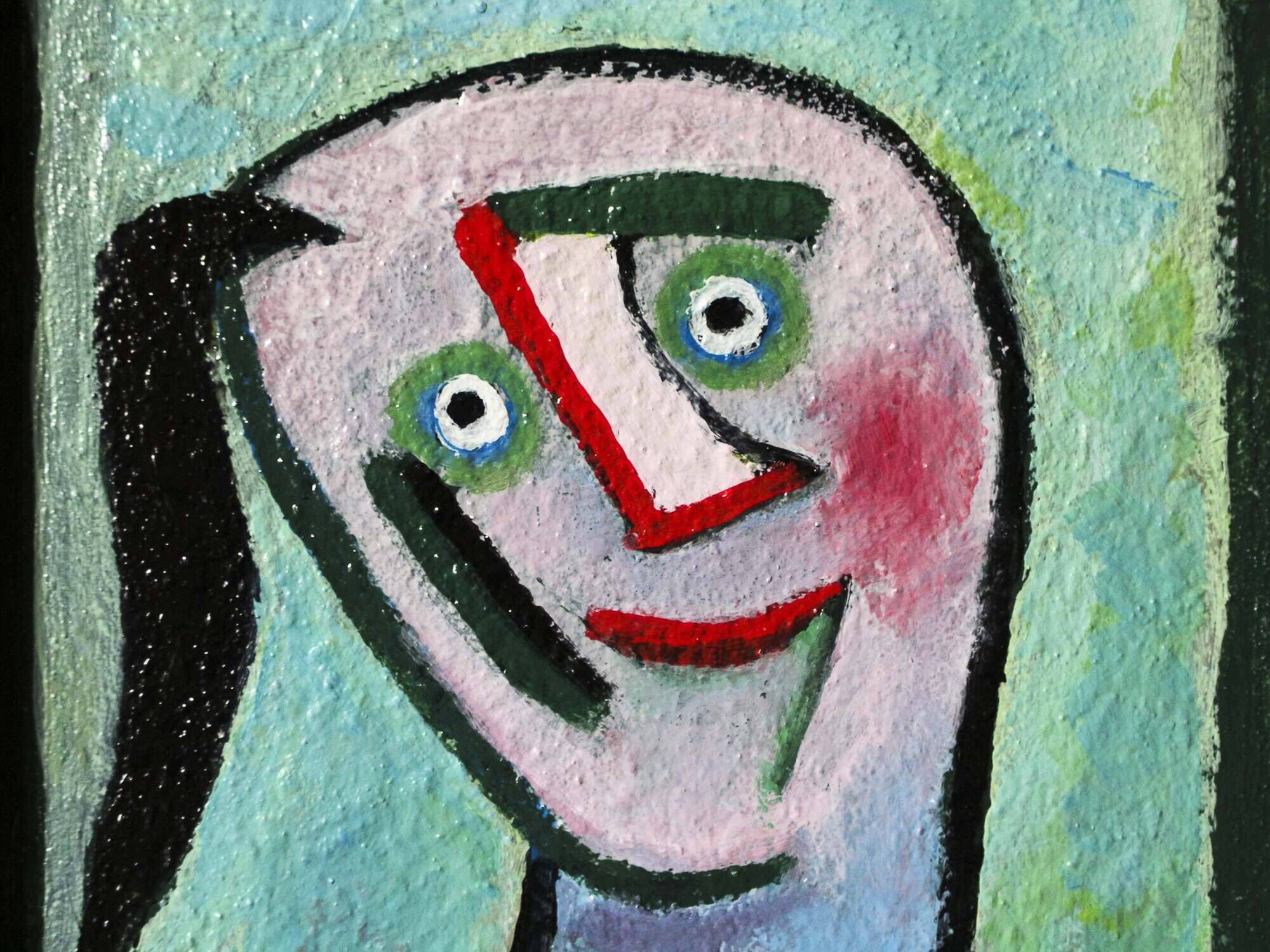 Portrait of a woman by Luc Bonneau Oil on panel