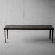 Metal and slate coffee table, circa 1960