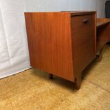 Mid century retro vintage teak telephone Bench Seat 1960