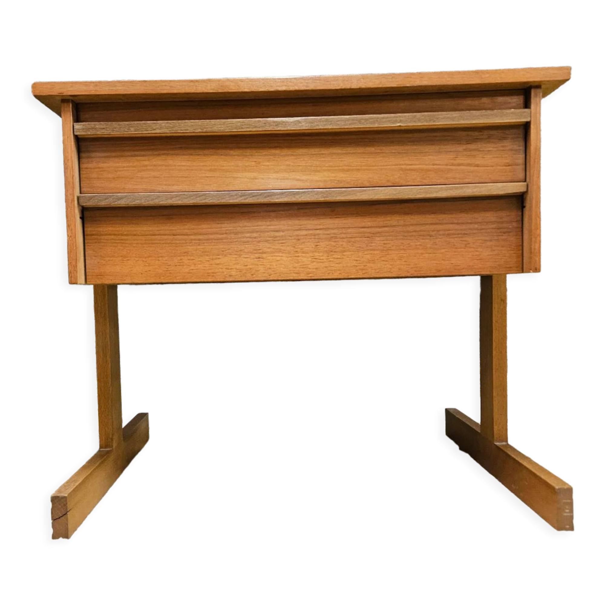 Small Scandinavian bedside table 1960 vintage