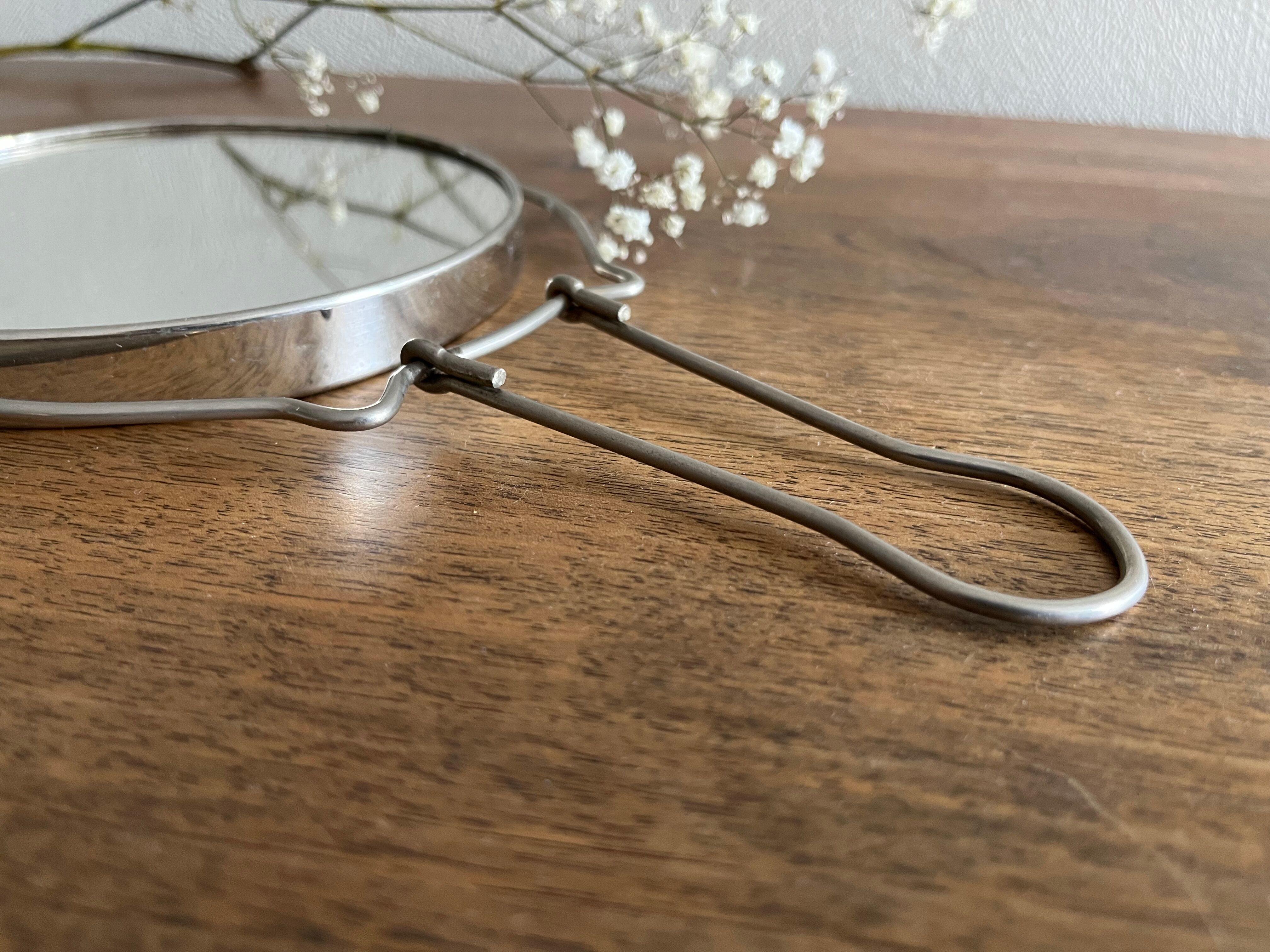 Round barber mirror 14.5 cm