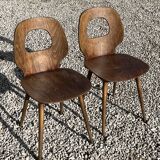 Pair of Baumann Fourmi chairs