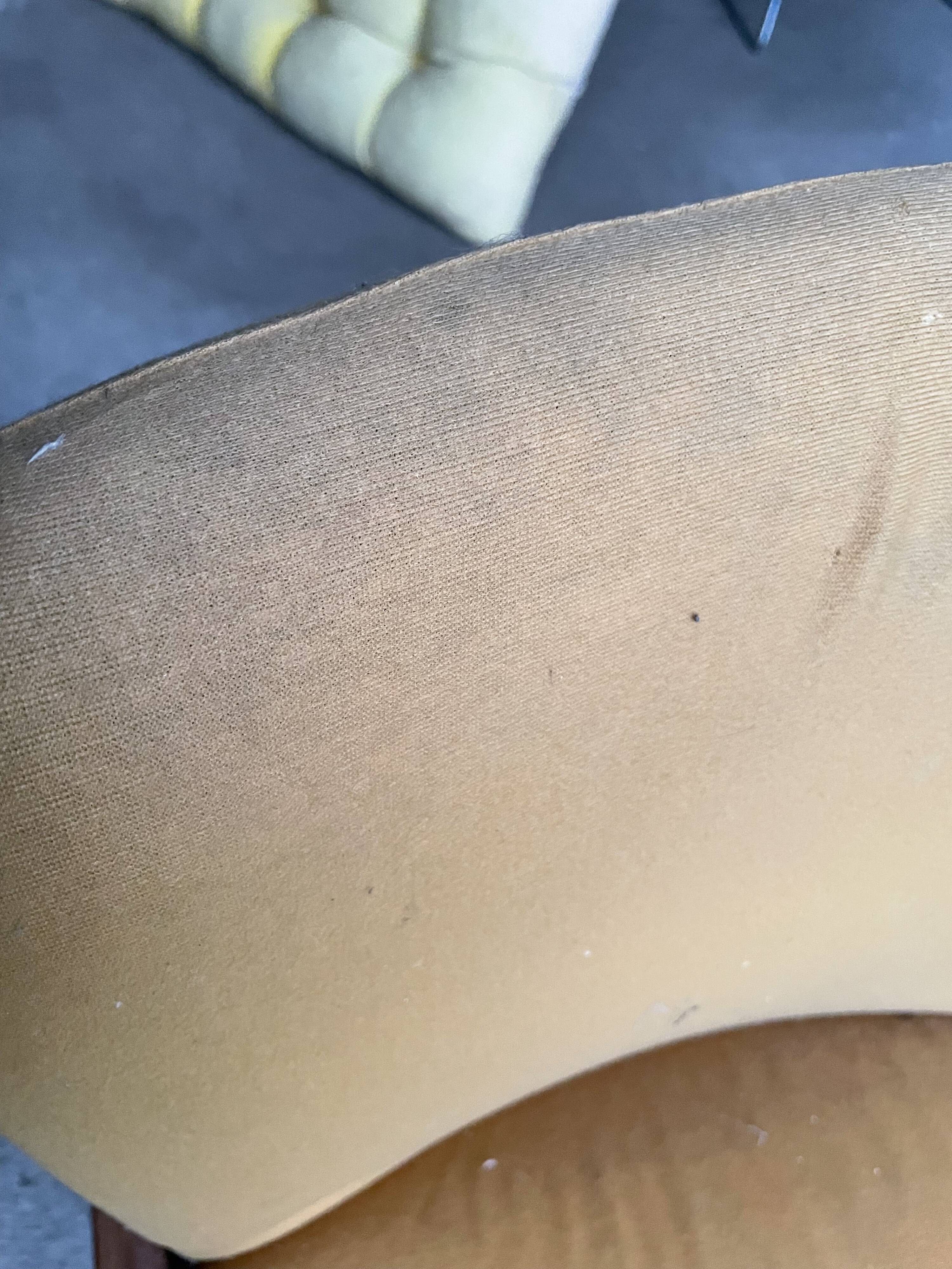 Set of 4 italian style chairs 1960 - rosewood and fabric