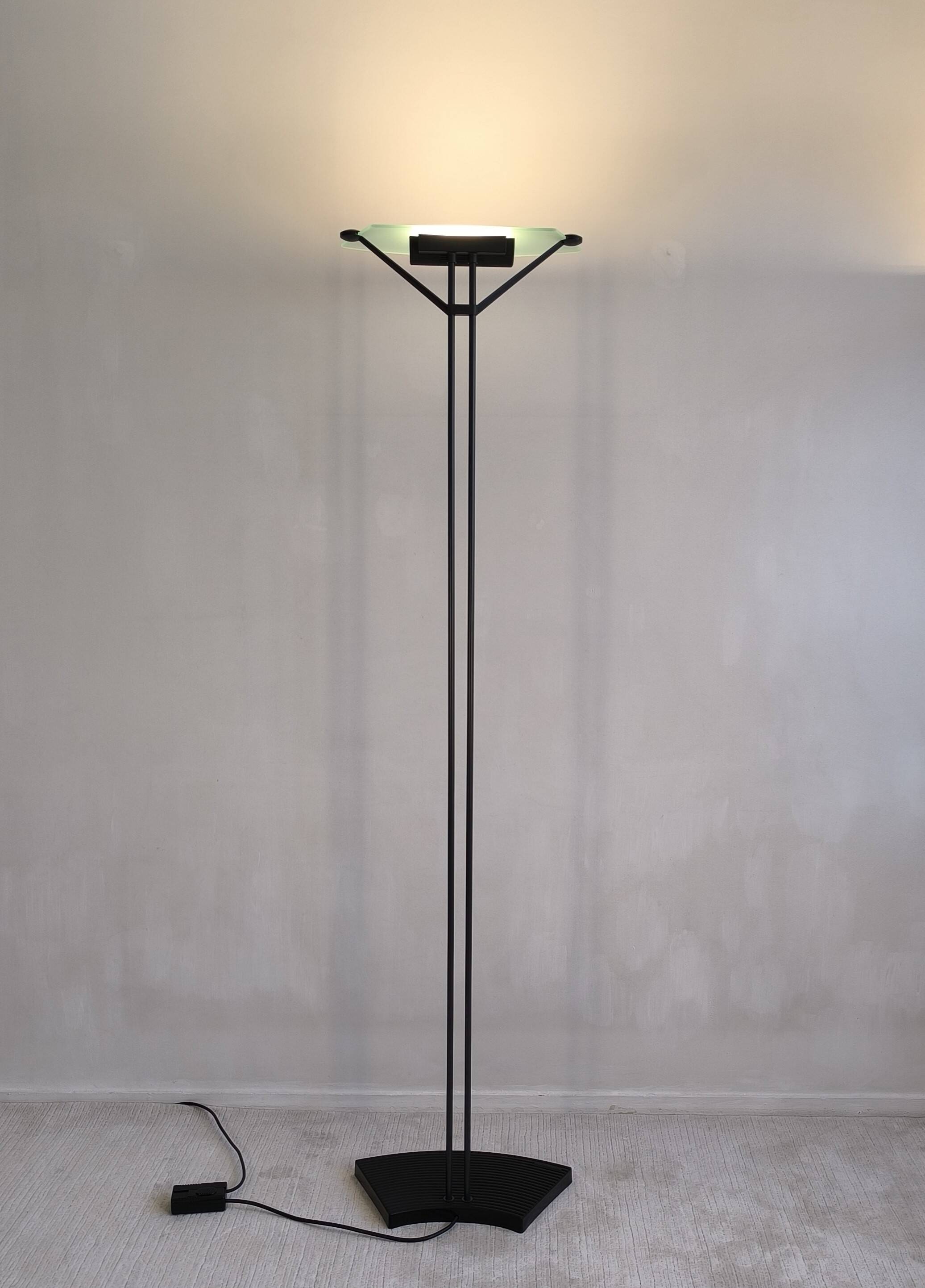 1980's Accademia Terra floor lamp by Shigeaki Asahara for LUCITALIA, TBEG