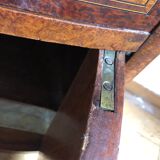 Marquetry bedside table