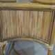 Vintage console/desk made of natural woven rattan, 1960s