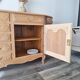 Low buffet in solid cherry wood renovated – Louis XV style – 250 cm