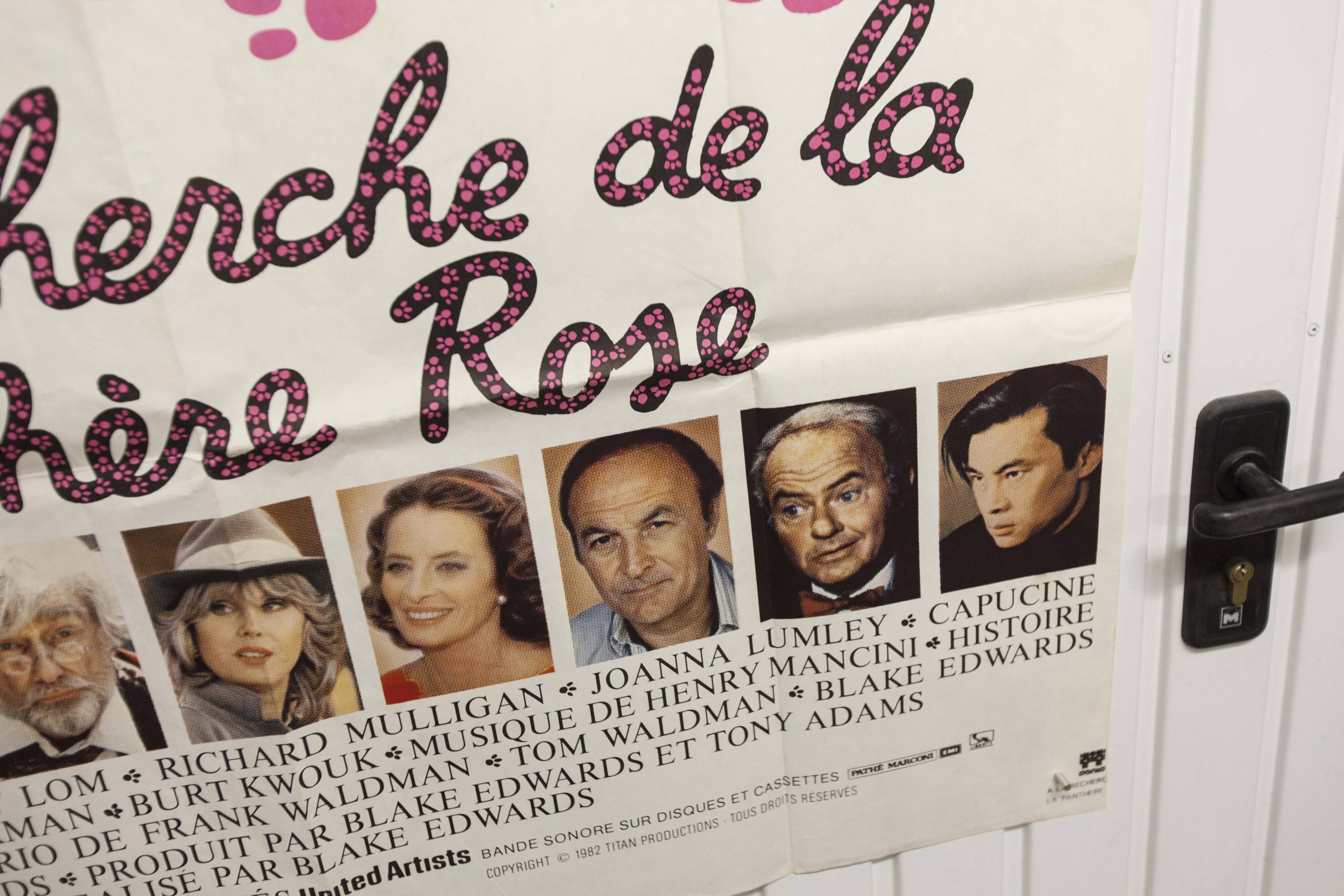 Poster 120x160 "In search of the pink panther" 1982