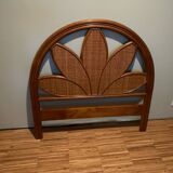 Single rattan headboard
