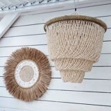 Nora shell pendant light - D50 cm