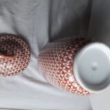 Vintage ceramic with geometric decor