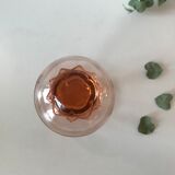 Carafe en verre rose