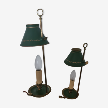Lampes bouillotte bronze