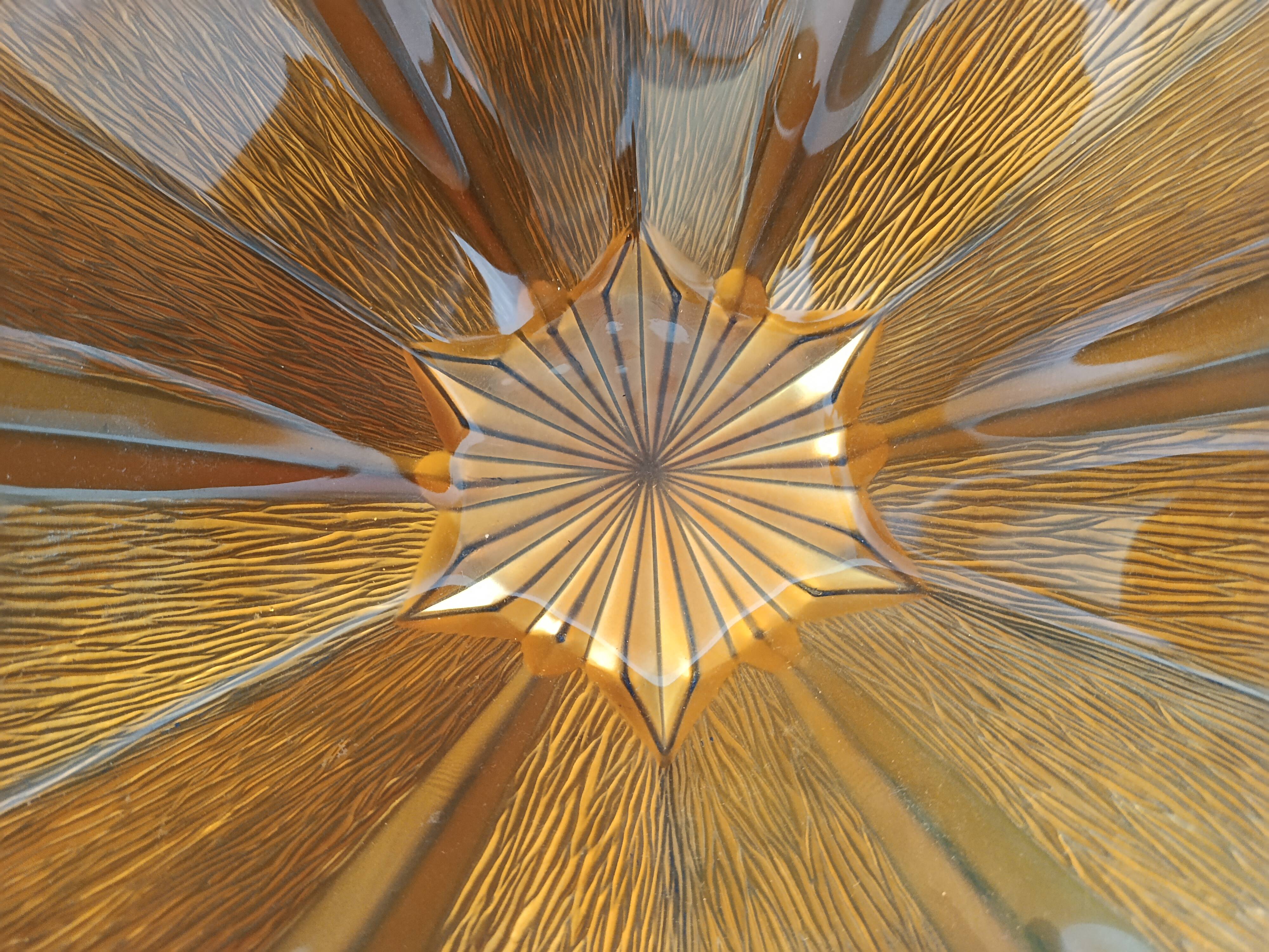 Walther Glass star-shaped glass centrepiece