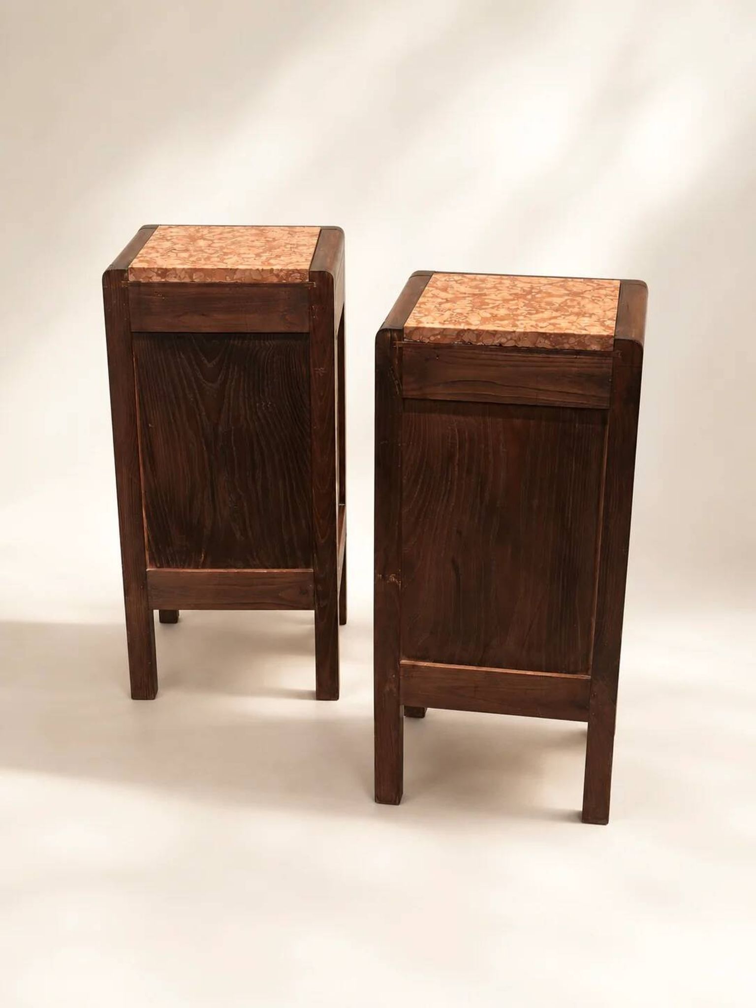Tables de nuit Art Déco, Italie années 1930