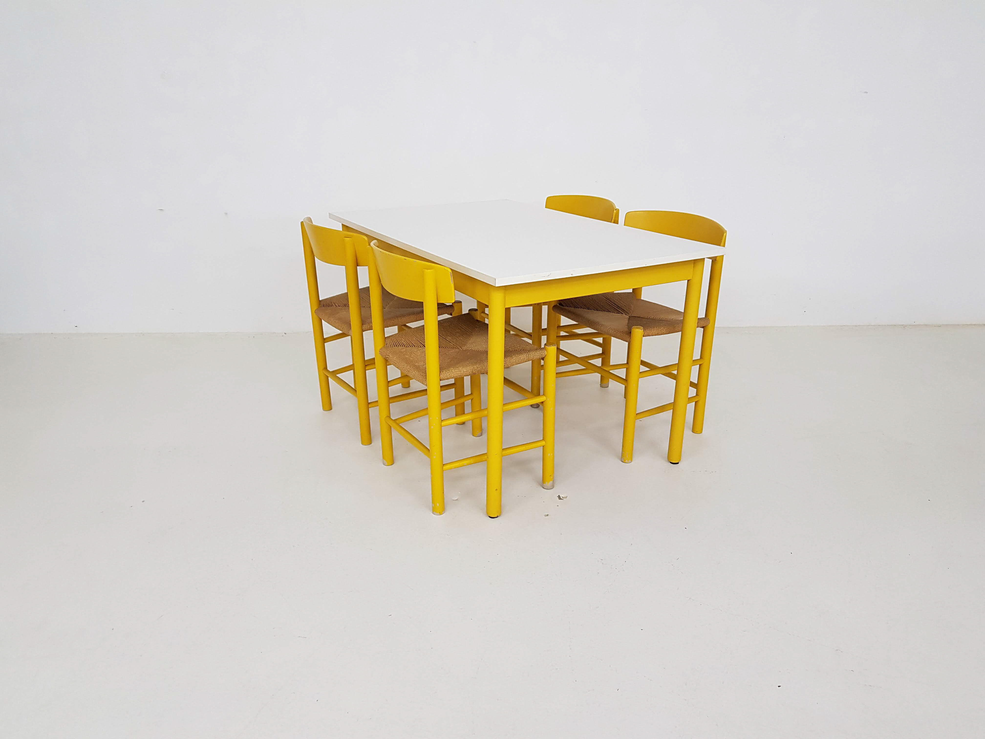 Borge Mogensen for FDB Mobler dining set, Denmark 1960