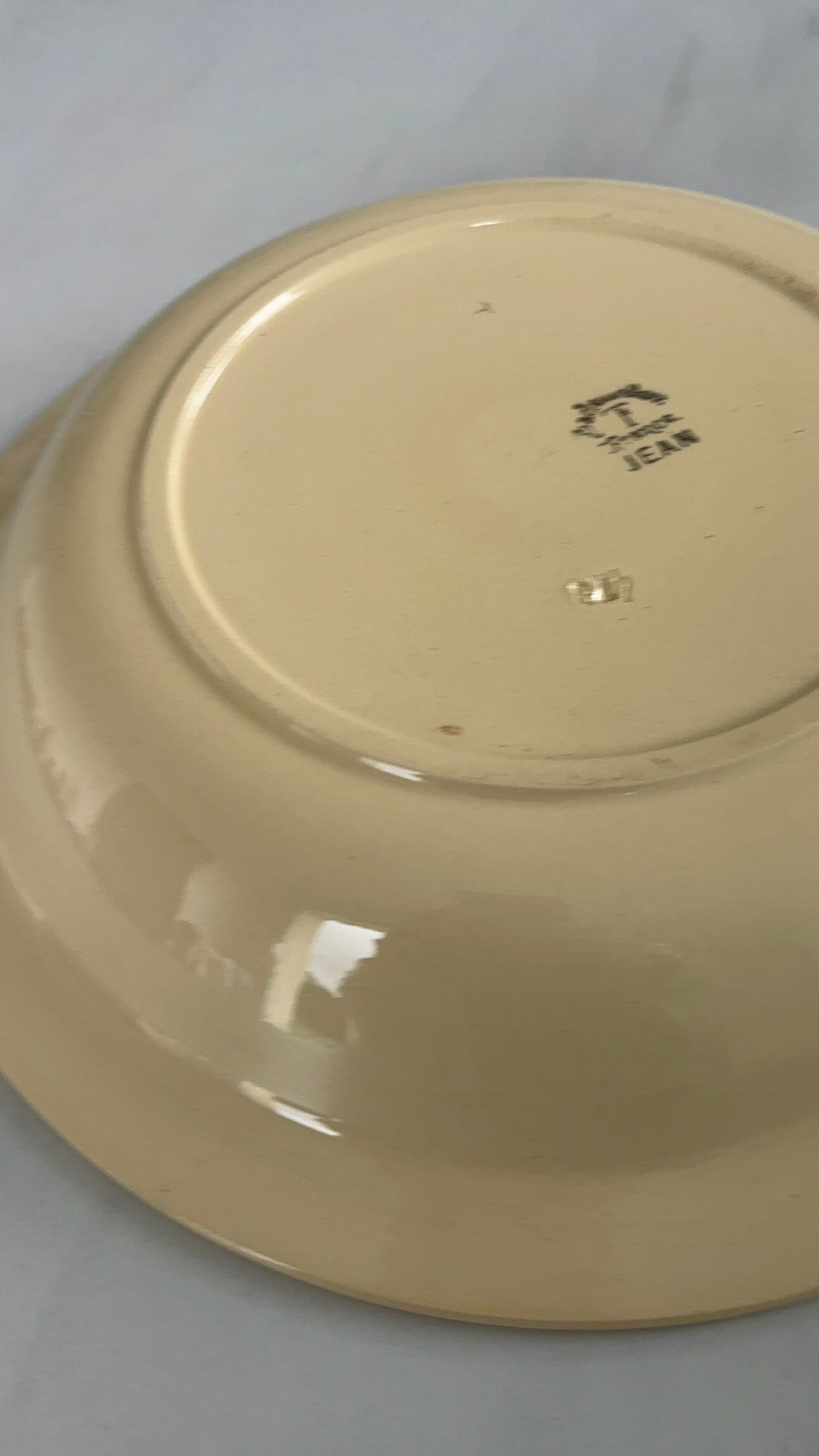Saladier - plat badonviller modèle jean petite fleur vintage
