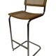 Vintage Cesca Design Bar Stools 80's design in chrome set of four