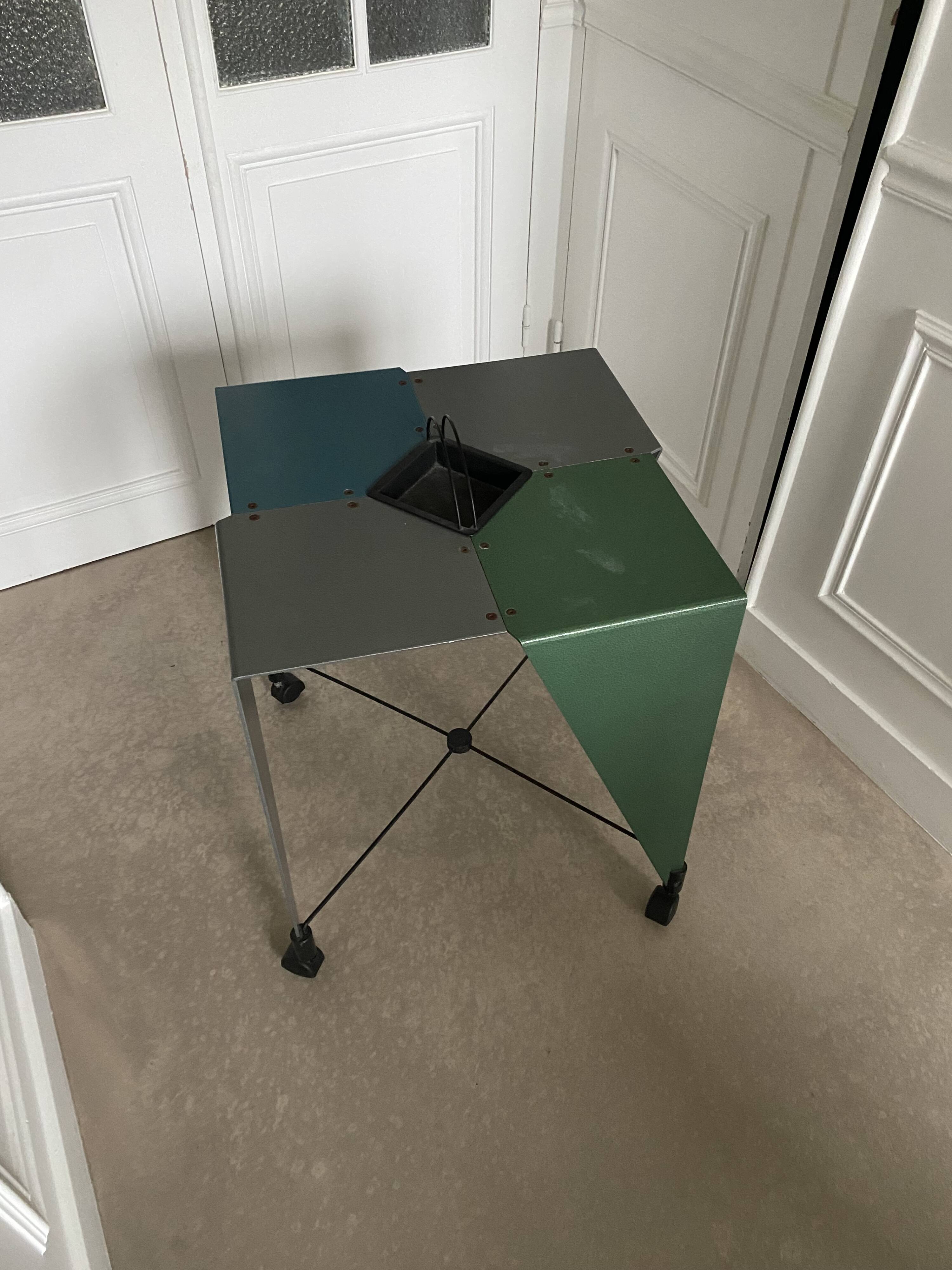 Vintage "harlequin" side table for Errebi