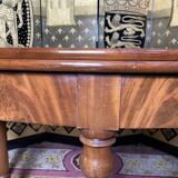Louis Philippe half-moon dining table with 8 extensions 430 cm