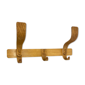 Modernist Bauhaus Wardrobe Hook Coat Rack Element by Bruno Paul, Germany, 1930s