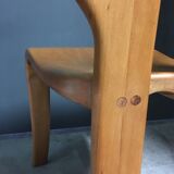 1980's wooden dining chairs.