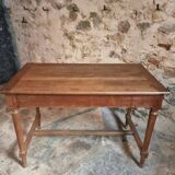 Table / antique desk in French oak, 1930s