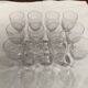 Série de 12 verres à pied en cristal