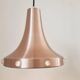 Midcentury Copper Pendant Vitrika, Sweden, 1970s