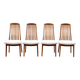 4 dining chairs by Preben Shou Denmark