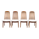 4 chaises de salle à manger by Preben Shou Danemark