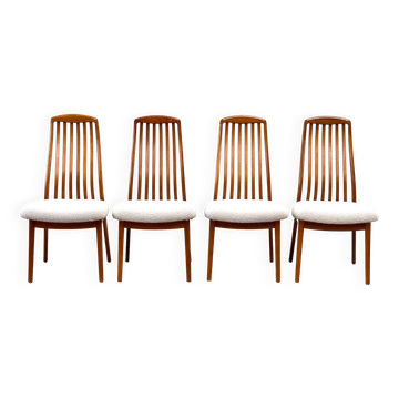 4 chaises de salle à manger by Preben Shou Danemark