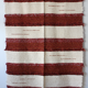 Terracotta & white carpet - 170 x 240 cm