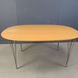 Superellipse Table by Bruno Mathsson and Piet Hein for Fritz Hansen