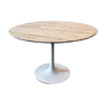 Travertine tulip table by Maurice Burke for Arkana, 1970s