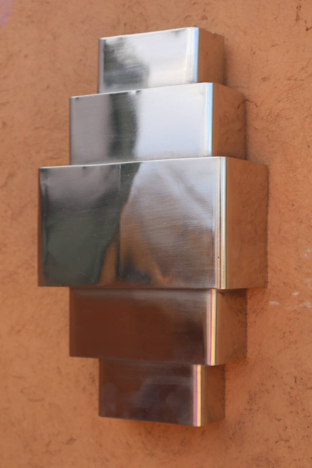 Art Deco chrome wall light