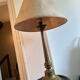 Large 70's brass lamp