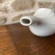 White porcelain saucière