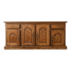 Low sideboard buffet in rustic solid oak
