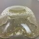 Murano Glass "Gold Dust Bubble" Bowl Element Shell Ashtray Murano, Italy, 1970s