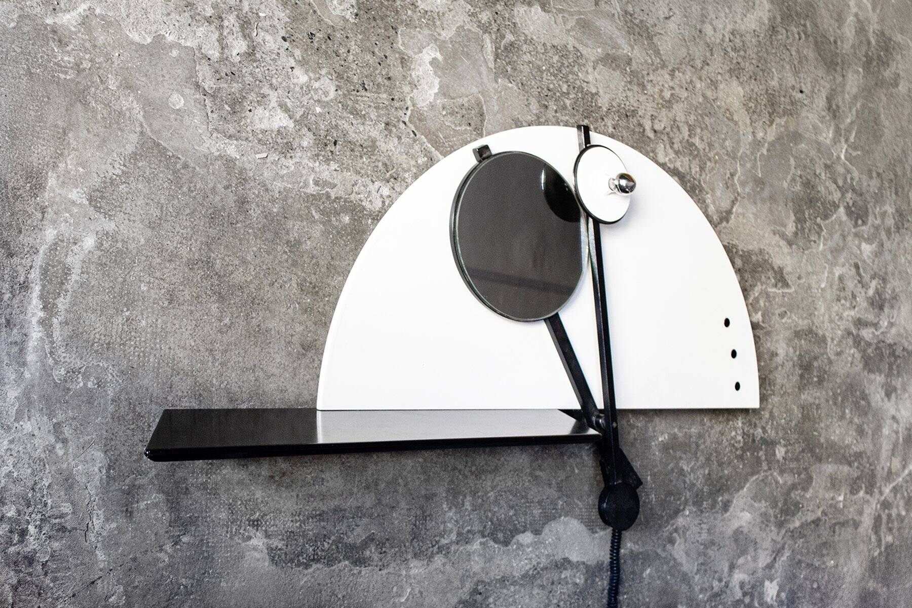 Console with mirror by Giotto Stoppino for Acerbis, 1970s.