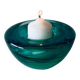 Kosta Boba green glass candle holder