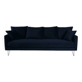 4 seater velvet drawer sofa bed