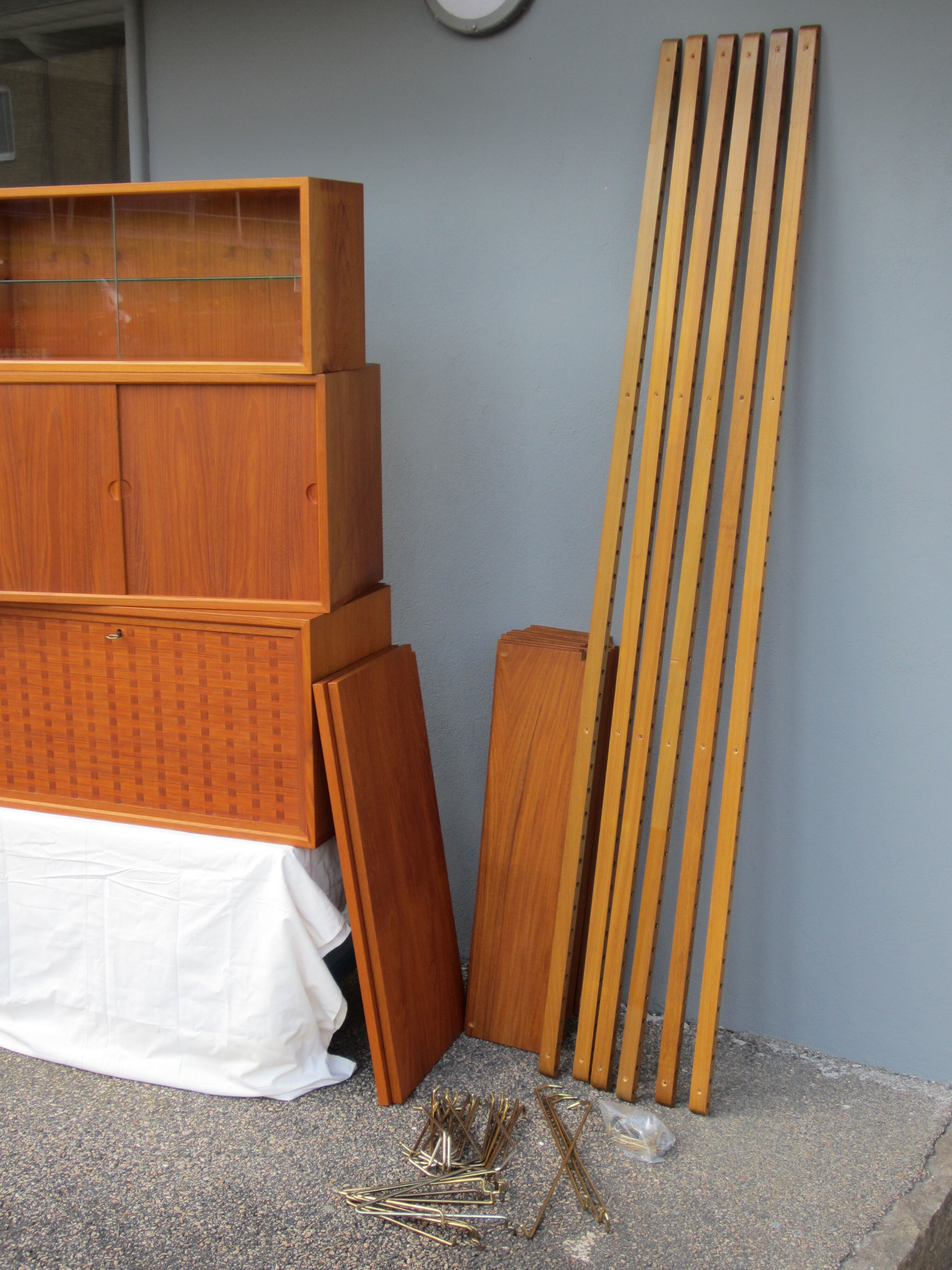 Royal system scandinavian wall shelf system by Poul Cadovius