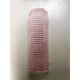 Set of Two Diamanted Pink Rectangular Murano Glass Wall Sconce