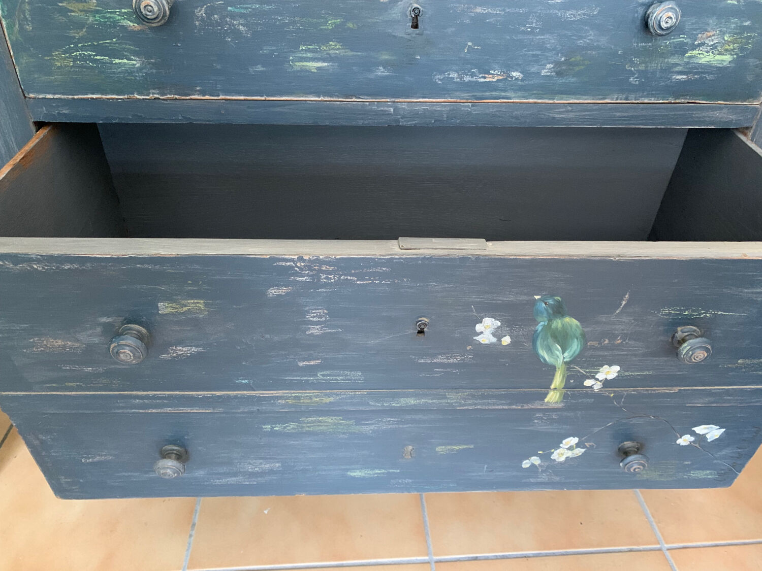 High chest of drawers